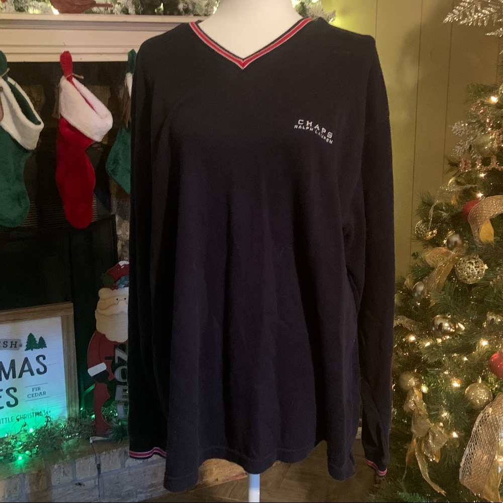 Chaps Ralph Lauren navy long sleeve